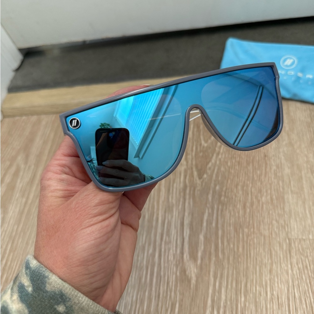 Blenders Ice Gray Blue Sunglasses